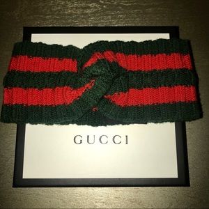 AUTHENTIC Gucci Unisex Wool Headband size S